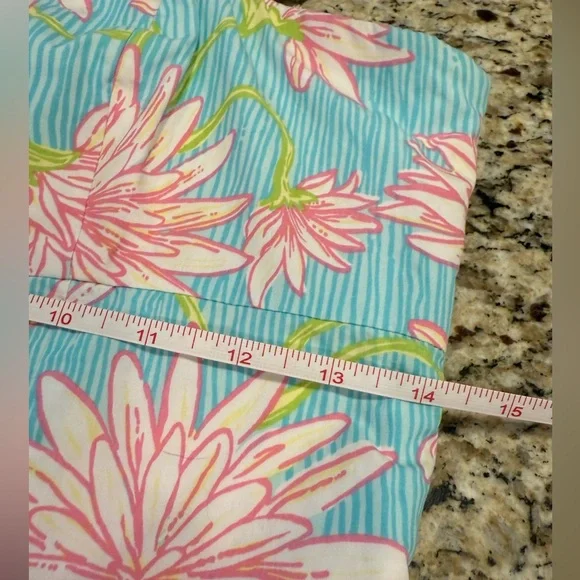Lilly Pulitzer vintage strapless floral midi dress SZ 6 - Picture 11 of 14